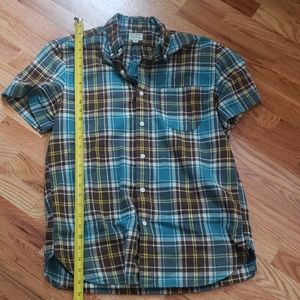 J. Crew oxford style short sleeved button shirt